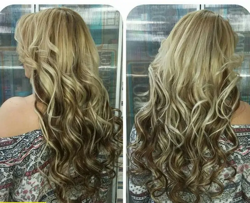 Turquesa Extensiones Extensiones de cabello hechas de cabello natural, extensiones de ...